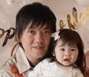 桑原彰さんと子供